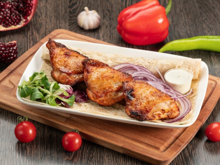 Шашлык из куриного бедра